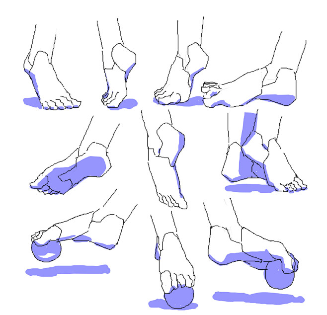 脚的描画简略化 [13]