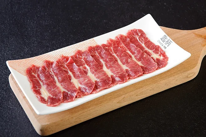 潮汕牛肉火锅牛肉切片摆盘匙仁牛肉正版高清图片下载-视觉中国VCG.COM-花瓣网