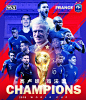 france／ champions ／2018 world cup／ russia ／poster ／海报／世界杯／法国队／冠军