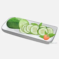 手绘素食美食菜肴系列之有机黄瓜图片大小2000x2000px 图片尺寸6.42 MB 来自PNG搜索网 pngss.com 免费免扣png素材下载！菜谱#菜肴#插画#吃饭#低热量#各种类型#海报#黄瓜#减肥#健康#绿色#美食#日#