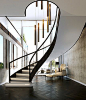 Staircases are taking centre stage in the UK'a designer homes | interior design | design trends | Homes & Property: 