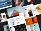 Kalli UI Kit design creative minimal hero landing download sketch uikits uikit ui