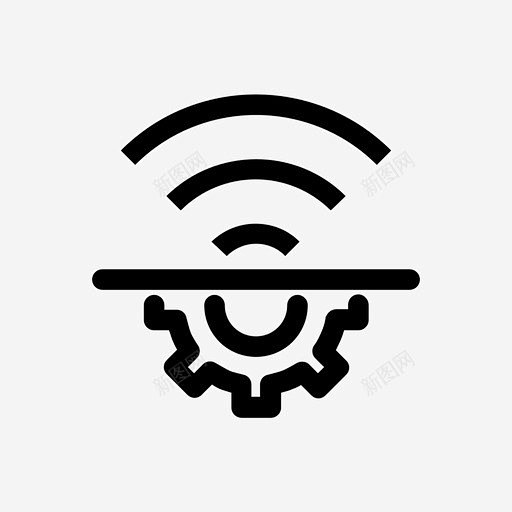 wifi设置固定装置安装图标 免费下载 页面网页 平面电商 创意素材