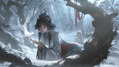 怪人庵采集到插画美宣