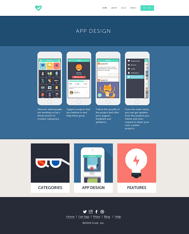 App Design — Fostr