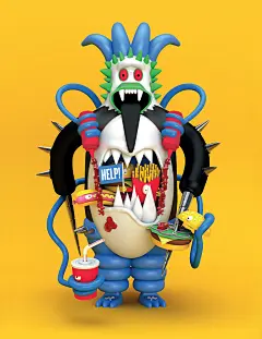 The Monster Project 2019 : The Monster Project brings together artists from all over the world to reimagine children's monster drawings. The project shows kids the power of their imaginations and encourages them to pursue their creative potential!