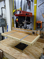 Drill Press Auxiliary Table