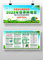 2022年六五世界环境日展板图片