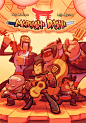 Mariachi-Dachi : self-published comic I made, featuring a mariachi band that is unsuspectingly hurled back through time and find themselves in Ancient Japan.