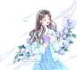 少女人设_Dear寻__插画师作品_涂鸦王国gracg.com