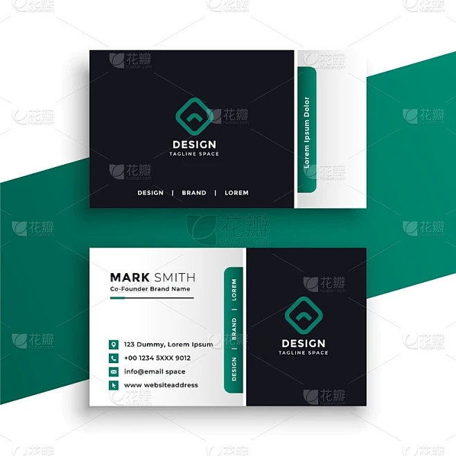 professional elegant business card design template图片_其他图片图片素材-花瓣网