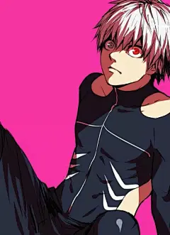 东京食尸鬼第二季金木研的战斗服就是这样的 紧身皮衣 露背 露肩-动漫图片-Q友乐园