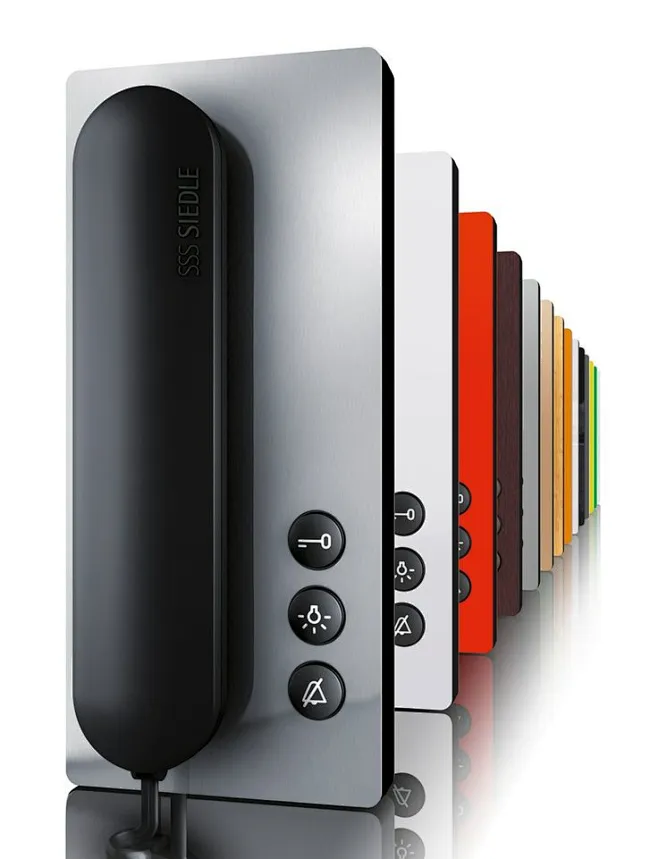 SSS Siedle - Indoor finish options - Stainless Steel, White, Red ...