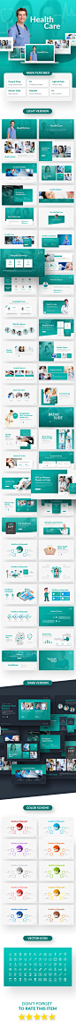 HealthCare Medical PowerPoint Presentation Template : HealthCare – Medical Powerpoint Templates is a perfect presentation designed for presentation needs in health, hospitals, treatment, and clinic. With a simple and elegant layout design makes your prese