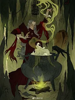 故事情景丰富的黑暗画风
,
人物插画，漫画艺术家
,
Abigail Larson ​​​ ​​​​