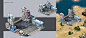Isometric Mech Station, Sam M Mburu : Another mobile game building I worked on
