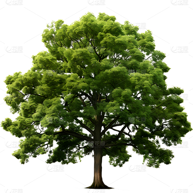 通用实景树木绿色植物元素