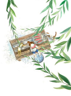 肥猫朵朵采集到插画