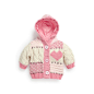 英国NEXT童装正品代购 2013秋冬新款新生女婴针织衫外套儿童衣服