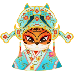 国潮京剧动物-6