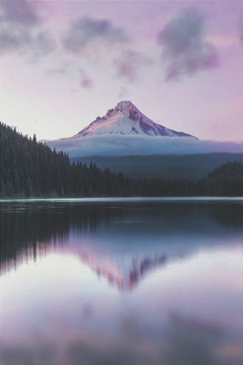 Trillium Lake by Sha...