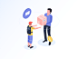 Exotel for Non-Profit Organization Illustration : Hey folks, 
Here’s a third from series of isometric self explanatory illustrations for exotel’s website. 

Also, Be sure to follow the @iconscout team for regular updates about iconscout. We've bui...