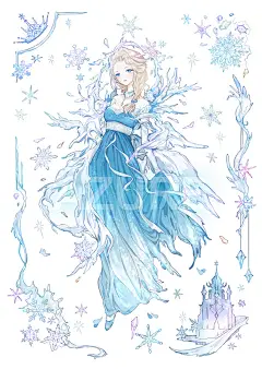 #贴纸# 坠入童话的少女们...(假装是个九宫格，后面三格是线稿~)
店家@StudioVI ​​​​