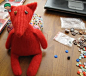 如何利用旧手套做布偶玩具教程 手套玩偶制作方法图解-