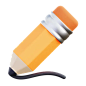 Pencil 3D Icon