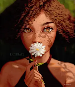 这组人物光影效果实在太绝美了，作者_Raide。
很值得参考与借鉴。
#配色##灵感##人物插画##光影# ​​​​