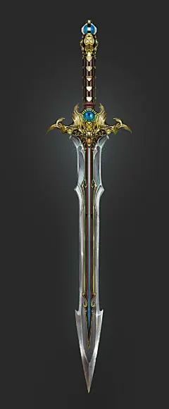仙侠传奇魔幻三国武器道具UI刀剑枪弓金属图标@本抠图仔不配有昵称 (31)