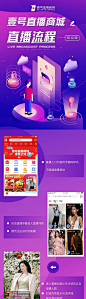 【源文件下载】 专题设计 直播间 宣传 商城 步骤 长图 流程 447545