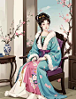 小时候连环画里的美女头像全部帮你整理好了，太靓太美