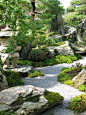 Beautiful, Peaceful Japanese-Gardens.  A good example of how the layout forms the atmosphere in the garden.  The perfect Meditation nook.