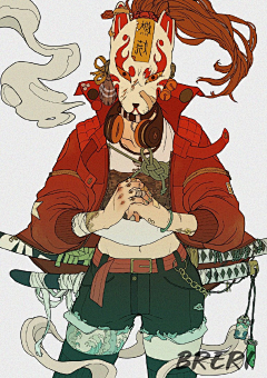 庞佰采集到插画
