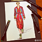 Gucci Resort 2017 menswear | H.G时装插画更新 - 服装画/服装设计手稿 - 穿针引线服装论坛