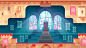 Abraca concept art, Castle level : The definitive concept background of Abraca, for the castle level.