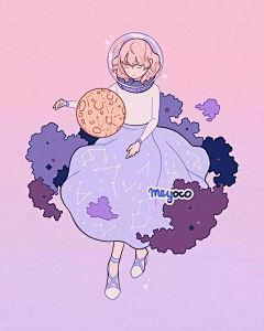 月球星棱采集到z画手-meyoco