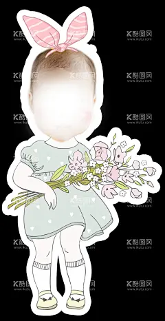 女宝宝大头贴立牌  - 源文件下载【酷图网】小女孩,儿童周岁牌,100天,百日宴,手举牌,异形牌,卡通,幼儿,满月,周岁,生日宴,插画,KT板,立牌,生日派对,气球派对,大头贴,大头照,可爱,水牌,人形立牌,