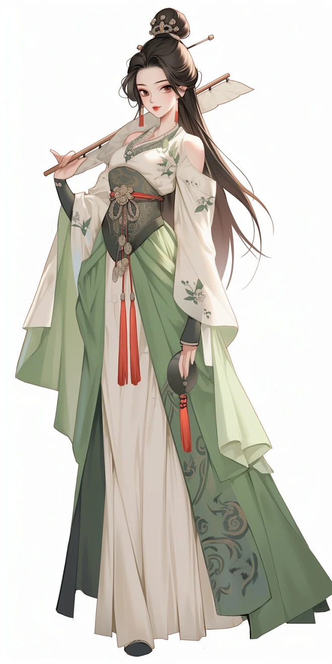 AI武侠游戏角色设定素材 国风人物服装插画设计参考 影视概念设计-淘宝网-花瓣网