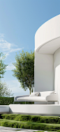 lingyugg_A_white_circular_building_with_an_outdoor_sofa_on_the__f2735c05-3d89-4a69-9ac0-29c6b394f253.png (736×1600)