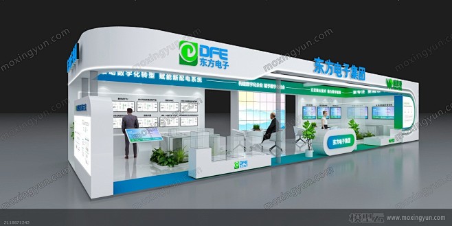 电子展览展示展台模型展览模型