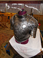 Front of Sir Styrkarr's armor, made by Ugo Serrano.  Truly the sexiest thing worn by a man.  If in your journeys, you encounter God, God will be jealous.: 