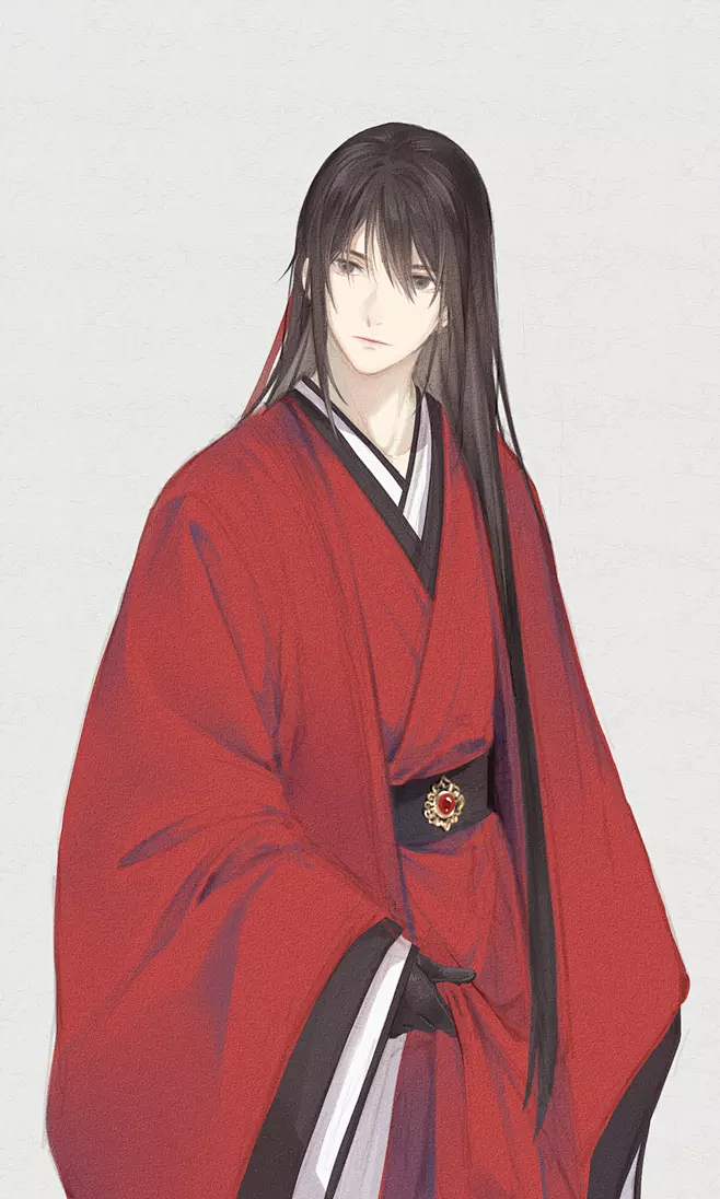 古风 男 红衣