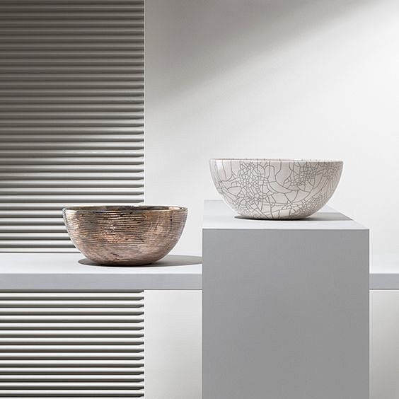 BOWL in white cerami...