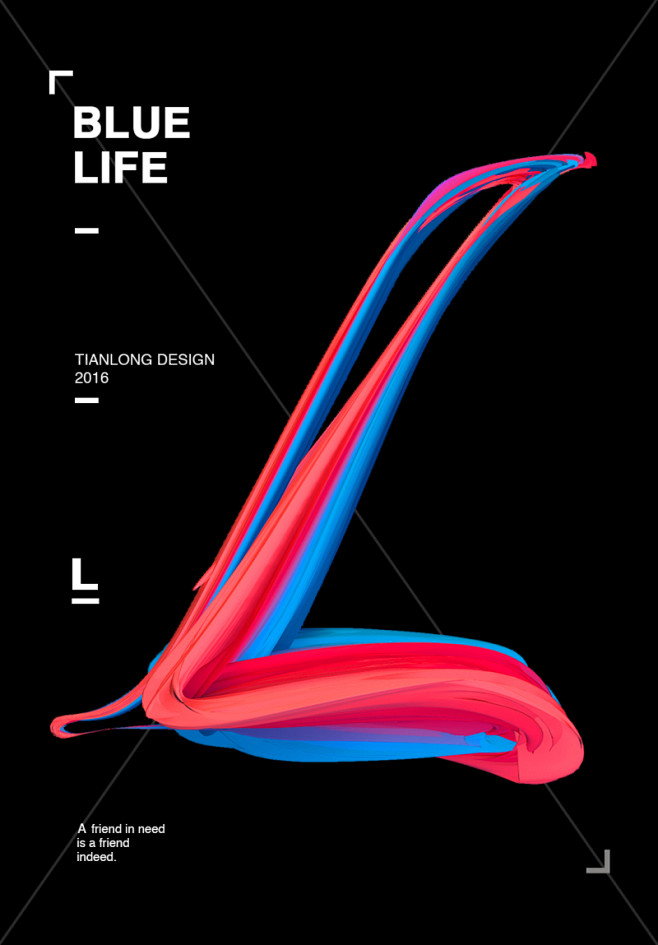 Blue life poster - 视...