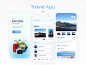 app ui界面设计旅游app旅行app旅游旅行UI设计