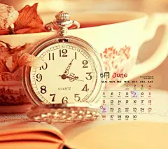 2016年6月月历手机壁纸