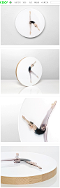 展现时间之舞，Meike Harde 设计芭蕾主题 #时钟#