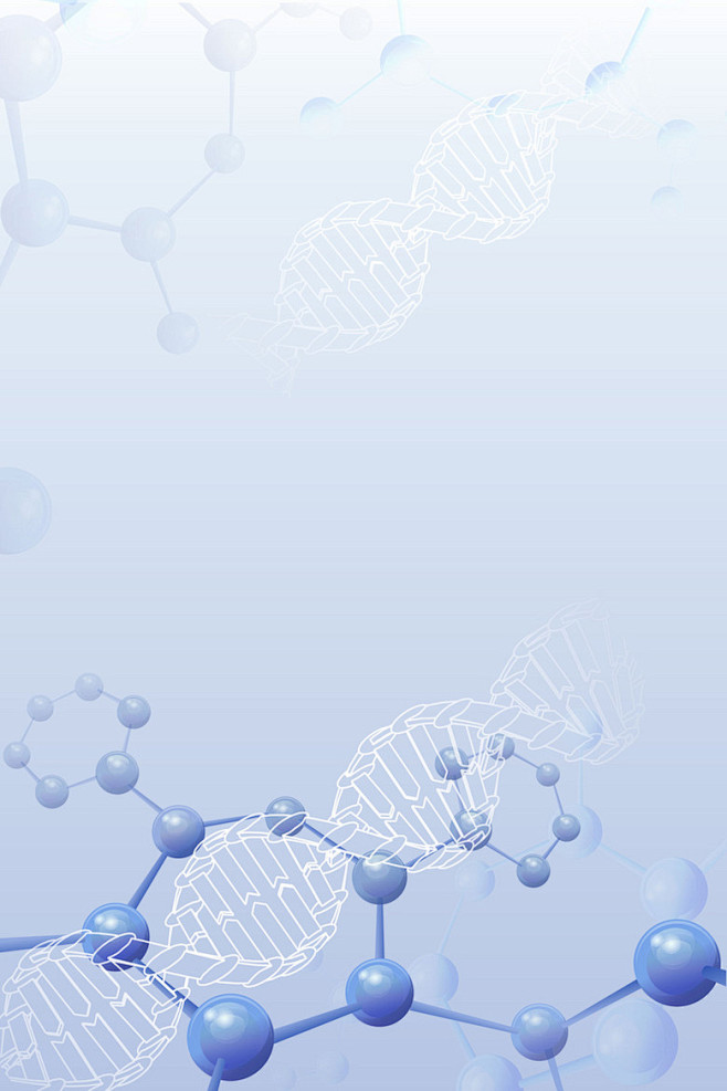 矢量DNA细胞分子质感背景